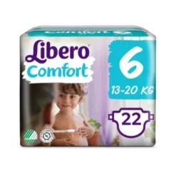 Libero comfort 6 pannolino per bambino taglia 13-20 kg 22 pezzi