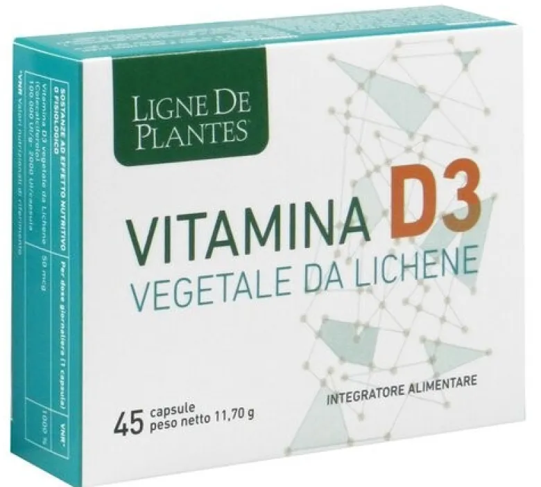 Ligne de plantes vitamina d3 vegetale 45 capsule