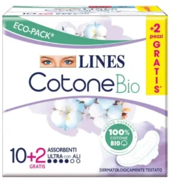 Lines cotone bio ultra ali 12p