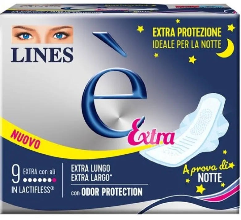 Lines e' extra carry pack 9 pezzi