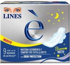 Lines e' notte carry pack 9 pezzi
