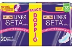 Lines seta ultra assorbenti ali vp 20 pezzi