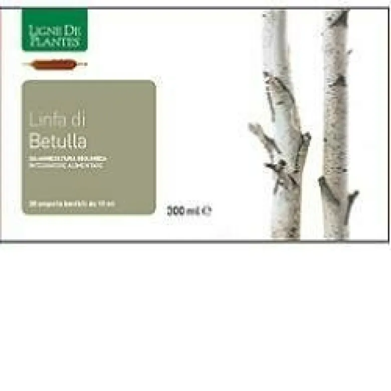 Linfa di betulla biologico 20 ampolle bevibili da 15 ml