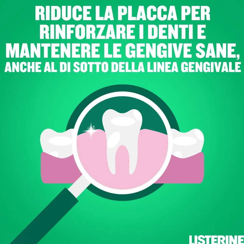 Listerine Collutorio Difesa Denti e Gengive 500 ml