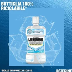 Listerine Colluttorio Advance White Gusto Delicato 500 ml