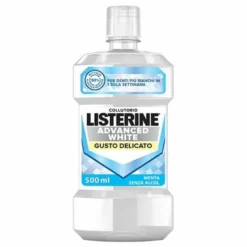 Listerine Colluttorio Advance White Gusto Delicato 500 ml