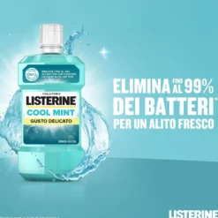 Listerine Cool Mint Collutorio alla Menta Gusto Delicato 500 ml