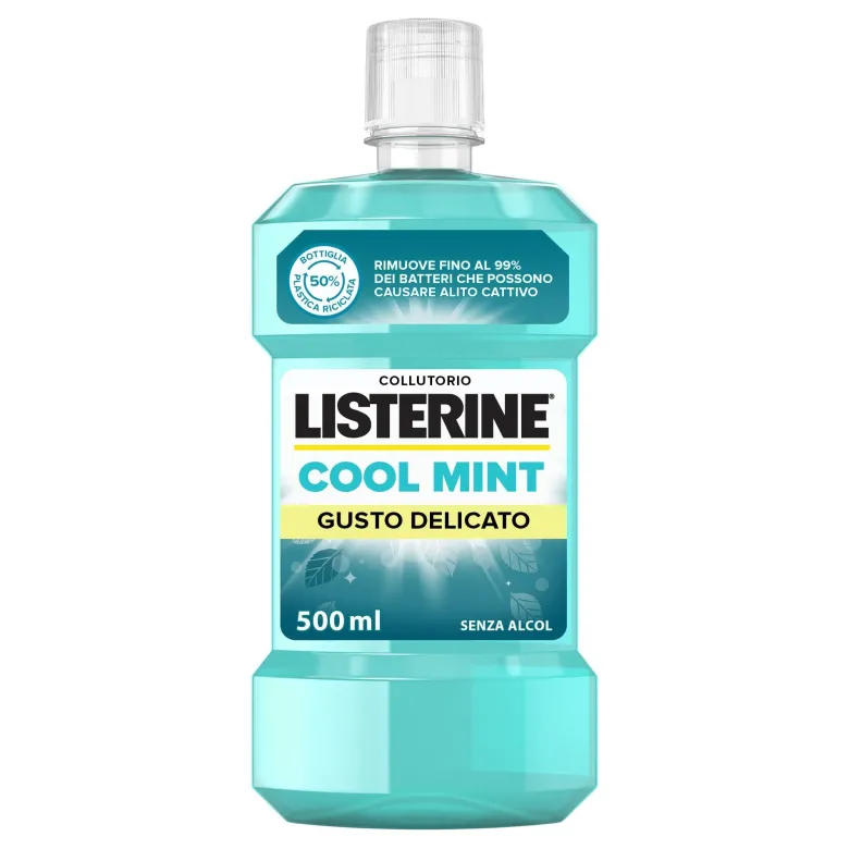 Listerine Cool Mint Collutorio alla Menta Gusto Delicato 500 ml
