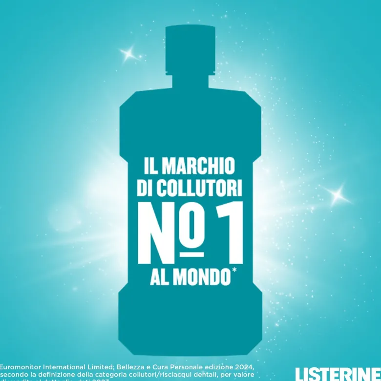Listerine Cool Mint Collutorio alla Menta Anti Placca 500 ml