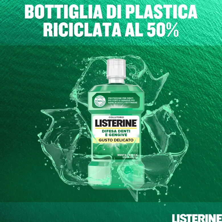 Listerine Difesa Denti e Gengive Collutorio Delicato 500 ml