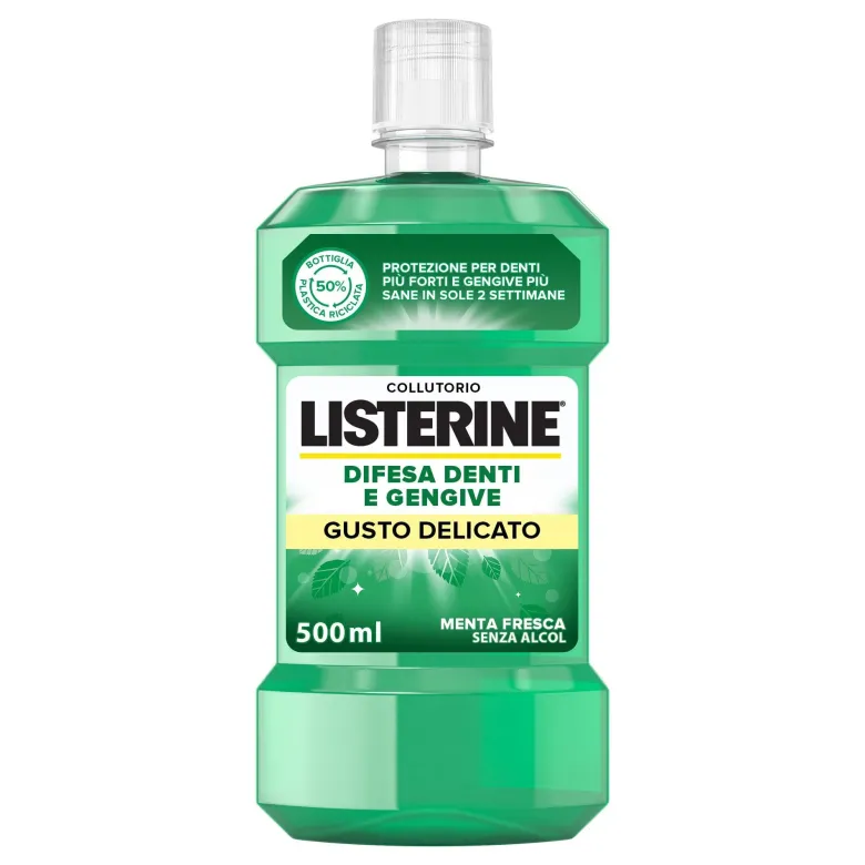 Listerine Difesa Denti e Gengive Collutorio Delicato 500 ml