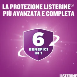 Listerine Total Care Collutorio Gusto Menta Pura 500 ml