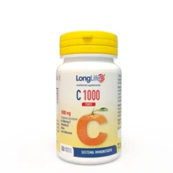 LongLife C 1000 Forte Integratore di Vitamina C Vitaminico 50 Tavolette