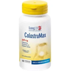 LongLife ColostruMax Integratore di Puro Colostro Bovino 60 Compresse Masticabili