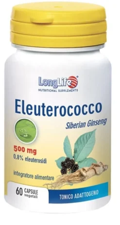 Longlife eleuterococco 0,8% 60 capsule 500mg