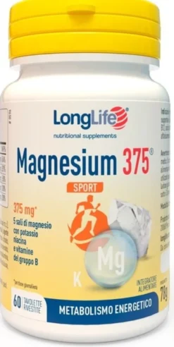 Longlife magnesium 375 sport 60 tavolette