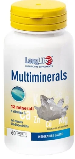 Longlife multiminerals 60 tavolette