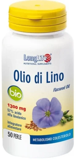 Longlife olio di lino bio 50 perle