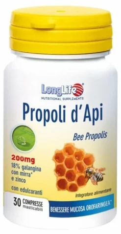 Longlife propoli d'api 30 compresse