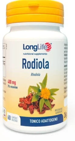 Longlife Rodiola 3% Rosavine 60 Tavolette 400mg