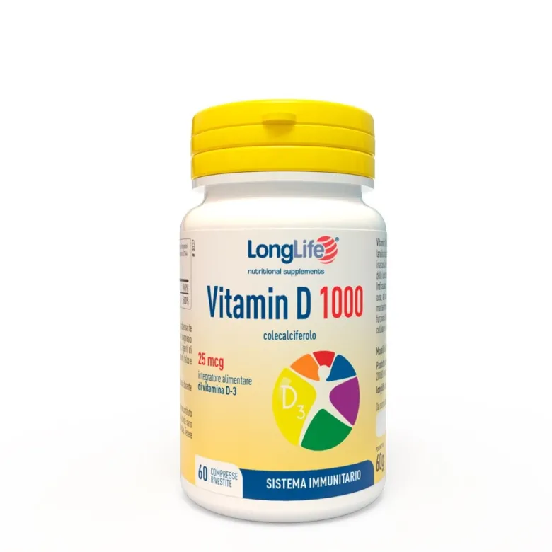 Longlife vitamina d3 1000ui 60 compresse