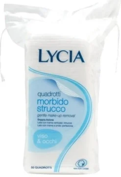 Lycia Quadrotti di Cotone Struccanti Doppia Azione 50 quadrotti