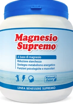 Magnesio Supremo Natural Point Contro Stanchezza e Stress 300 g