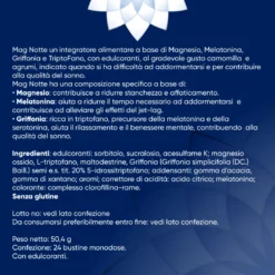 Mag Notte Integratore Sonno con Magnesio 24 Bustine