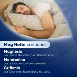 Mag Notte Integratore Sonno con Magnesio 24 Bustine