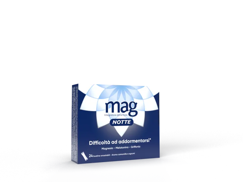 Mag Notte Integratore Sonno con Magnesio 24 Bustine