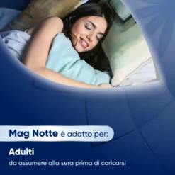 Mag Notte Integratore Sonno con Magnesio 24 Bustine