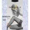 Marilyn 140 sheer calza autoreggente visone 1