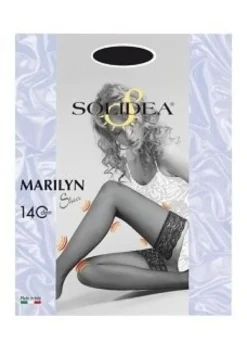Marilyn 140 sheer calza autoreggente visone 1
