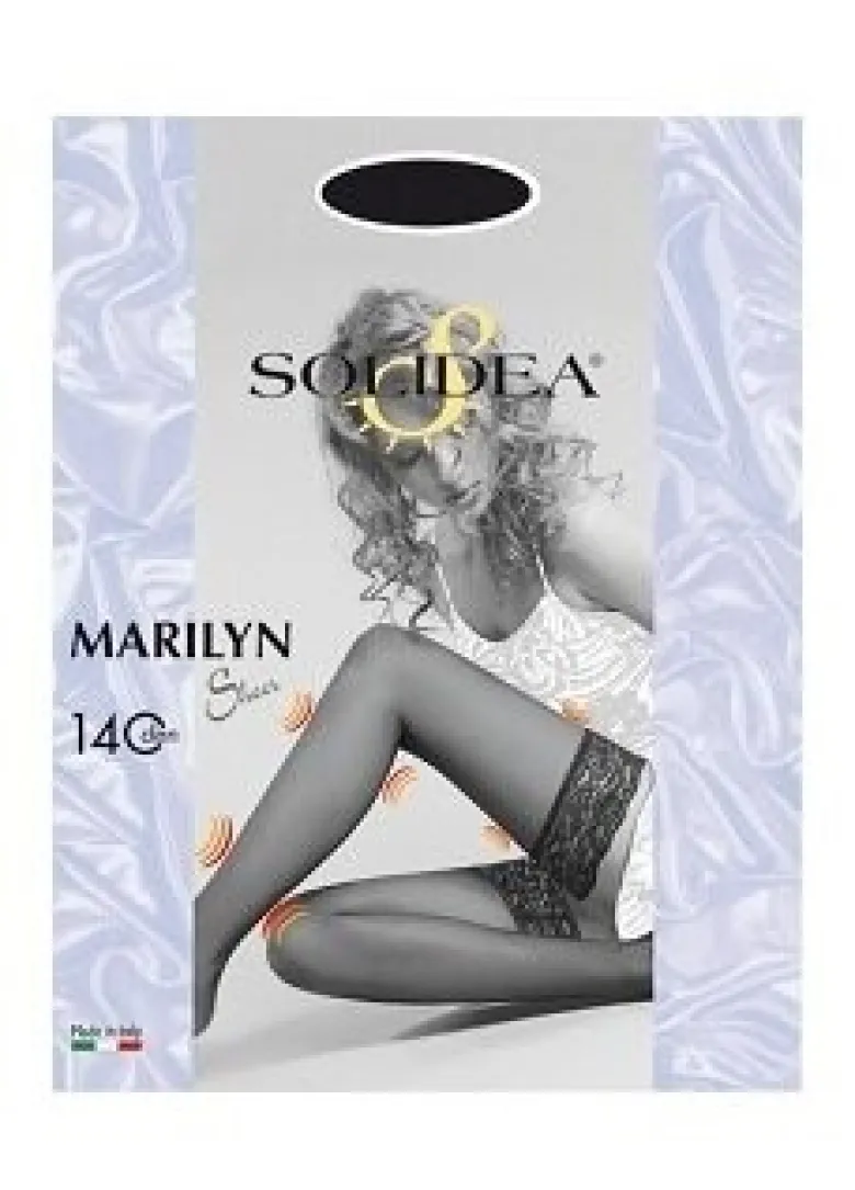 Marilyn 140 sheer calza autoreggente visone 1