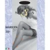 Marilyn 30 sheer calza autoreggente sabbia 1