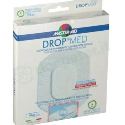 Master-Aid Drop Med Medicazione Compressa Autoadesiva 10x8 5 pezzi