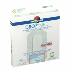 Master-Aid Drop Med Medicazione Compressa Autoadesiva 10x6 5 pezzi