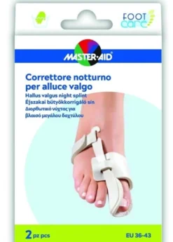 Master-aid foot care correttore notte alluce valgo eu 36-43 2 pezzi