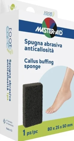Master-aid footcare spugna abrasiva b7