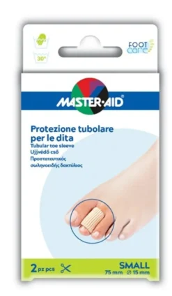 Master Aid Protezione Tubolare Dita Small 2 Pezzi