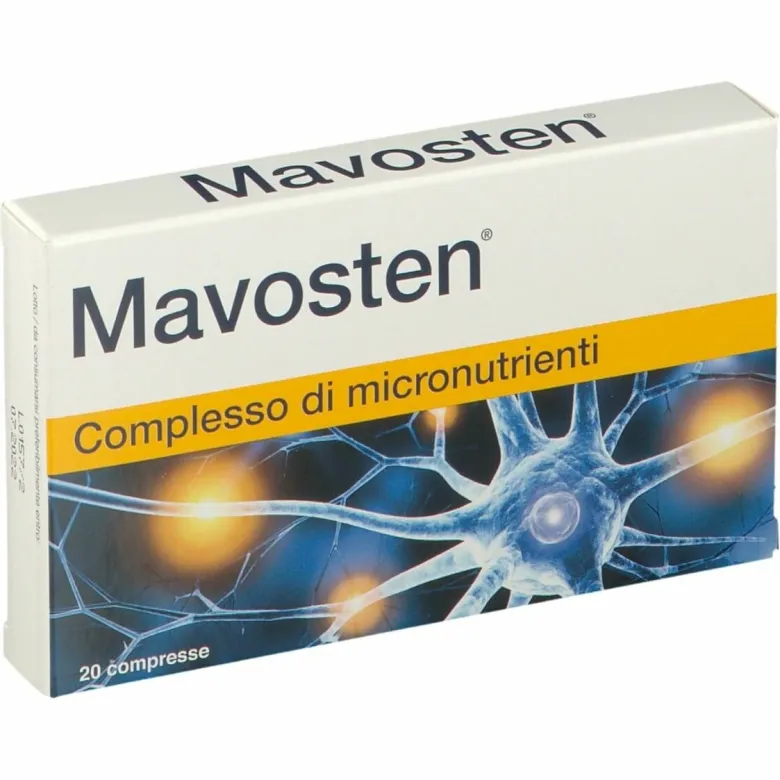 Mavosten Integratore di Micronutrienti per Nervi Sani 20 Compresse