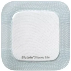Medicazione avanzata in schiuma di poliuretano con adesivo delicato in silicone biatain 10x10cm 10 pezzi