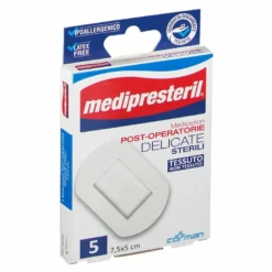 Medicazione medipresteril post operatoria delicata sterile 7,5x5 5 pezzi