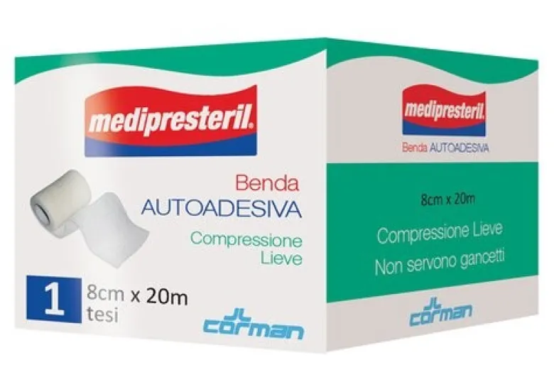 Medipresteril benda autoadesiva 8x2000 cm 1 pezzo