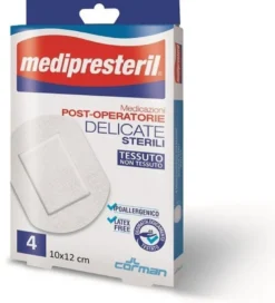 Medipresteril medicazioni post operatorie delicate 10 x 12 4pezzi