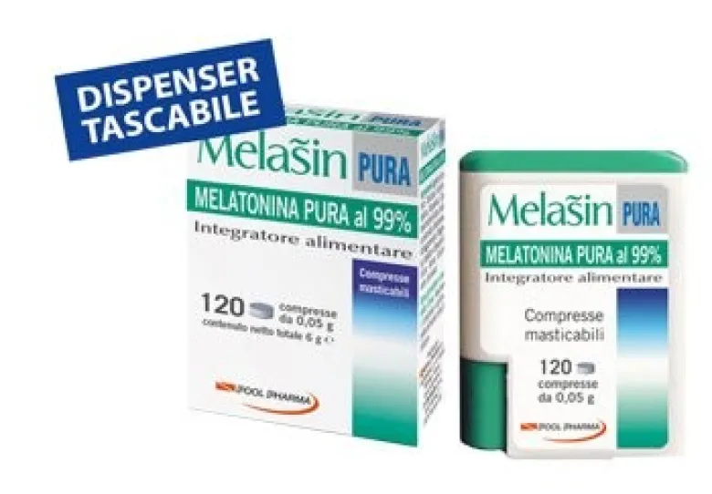 Melasin Pura Integratore Sonno 120 Mini-Compresse