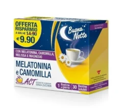 Melatonina act+camomilla 30 bustine