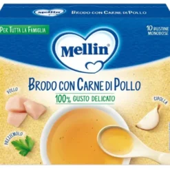 Mellin brodo carne pollo 10 bustine x 5 g