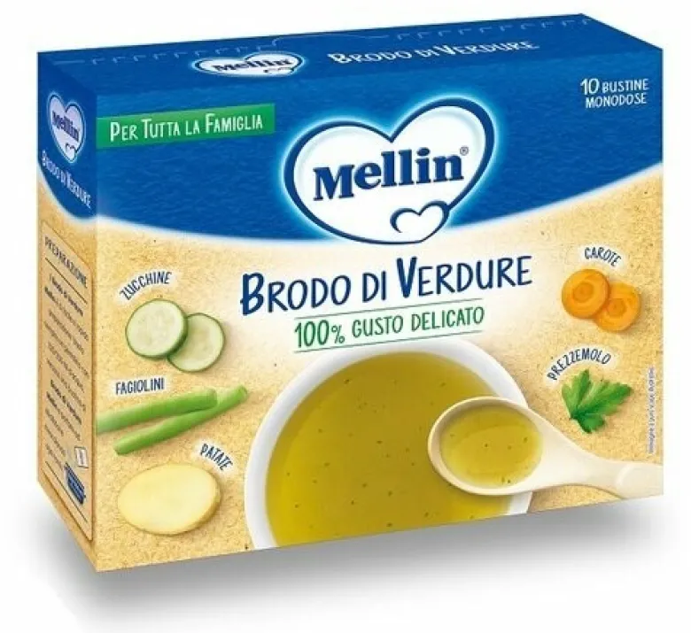 Mellin brodo verdure 10x8g