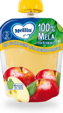 Mellin merenda 100% Mela con Vitamina C 90g
